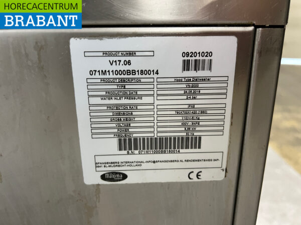 Edelstahl-Durchlaufspülmaschine 400V Horeca – Bild 7