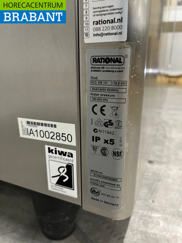 Edelstahl Rational SelfCookingCenter SCC WE 61 Combisteamer Dampfgarer 400V Horeca – Bild 8