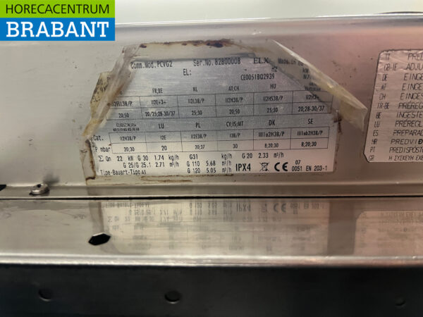 Zanussi 4-Flammen-Herd aus Edelstahl 80 cm GAS Horeca – Bild 5