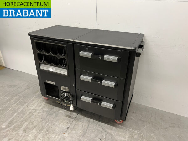 Gamko Baroeling Flaschennest 3 Schubladen Mobil 123 cm 230V Horeca – Bild 2