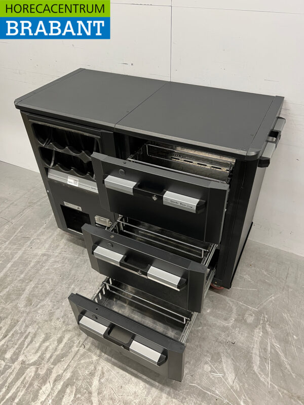 Gamko Baroeling Flaschennest 3 Schubladen Mobil 123 cm 230V Horeca – Bild 4