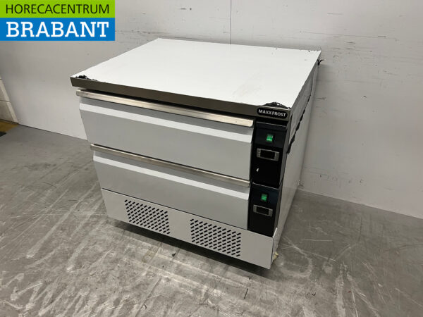 Edelstahl Maxxfrost Kühl-Gefrierschrank Werkbank 2 Schubladen 4 x 1/1 GN 230V Horeca – Bild 2