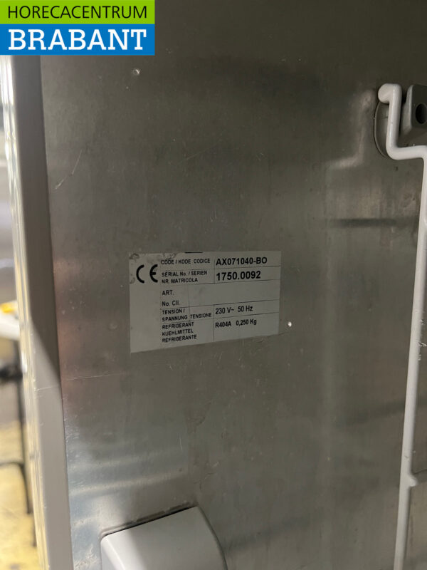 Catertech Edelstahl-Kühlschrank 600 Liter 230V Catering – Bild 5