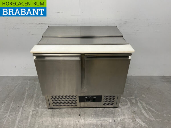 Ecofrost Saladette aus Edelstahl 90,5 cm 230V Horeca
