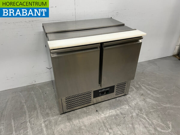 Ecofrost Saladette aus Edelstahl 90,5 cm 230V Horeca – Bild 3