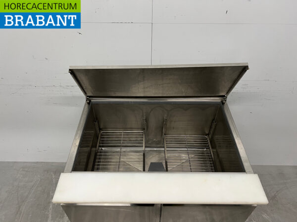 Ecofrost Saladette aus Edelstahl 90,5 cm 230V Horeca – Bild 4