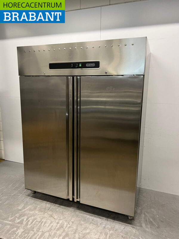 Maxxfrost Doppeltüriger Kühlschrank aus Edelstahl 1300 Liter 230V Horeca – Bild 2