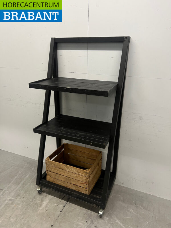 Buffetwagen aus Holz Regal Catering – Bild 2