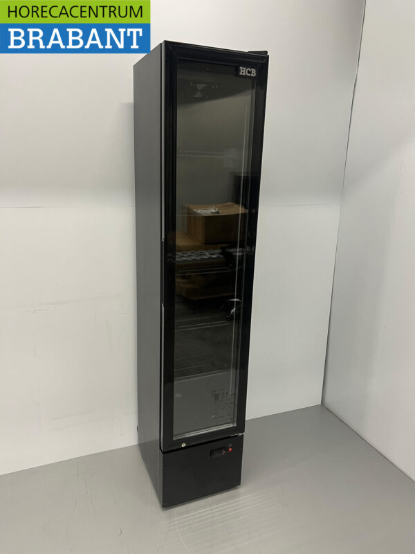 HCB Glastürkühlschrank Getränkekühlschrank Glastür 160 Liter 230V Horeca (kopie) – Bild 3