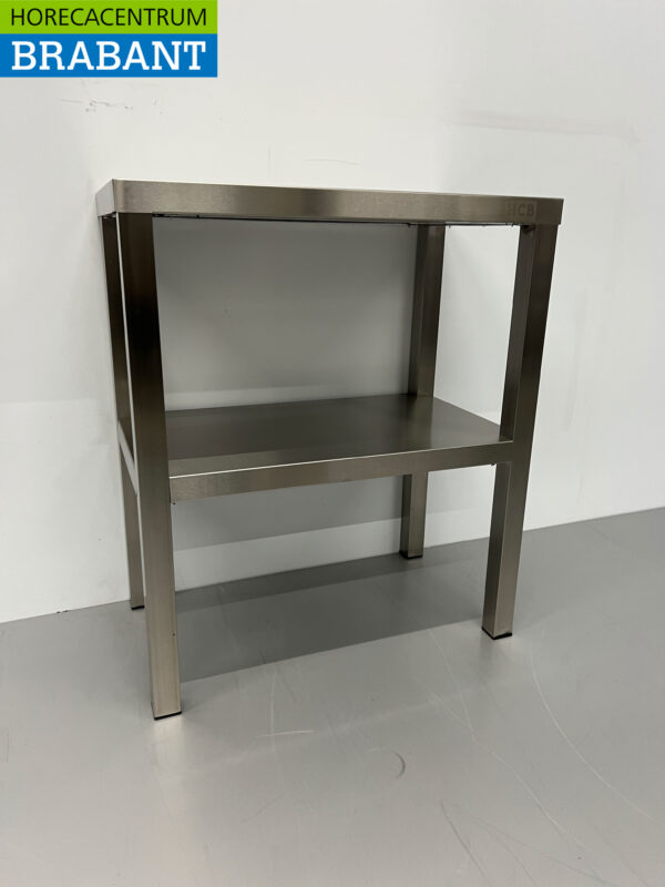 HCB Edelstahl Doppel-Etagere Brücke 60 x 35 x 70 cm Catering – Bild 2