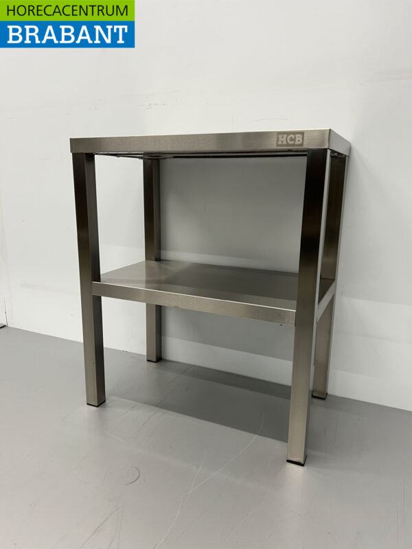 HCB Edelstahl Doppel-Etagere Brücke 60 x 35 x 70 cm Catering – Bild 3