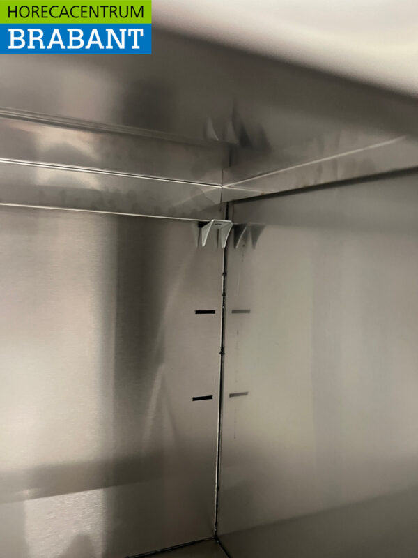 Edelstahl-Hängeschrank Premium-line Offenes Modell 120 cm Catering – Bild 4