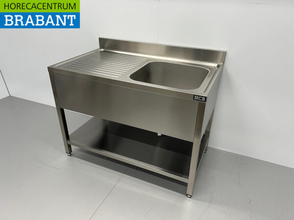 Edelstahlspüle Premium-line Geschweißtes Modell 120 cm Horeca – Bild 2