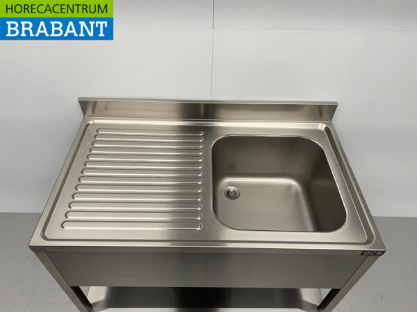 Edelstahlspüle Premium-line Geschweißtes Modell 120 cm Horeca – Bild 4