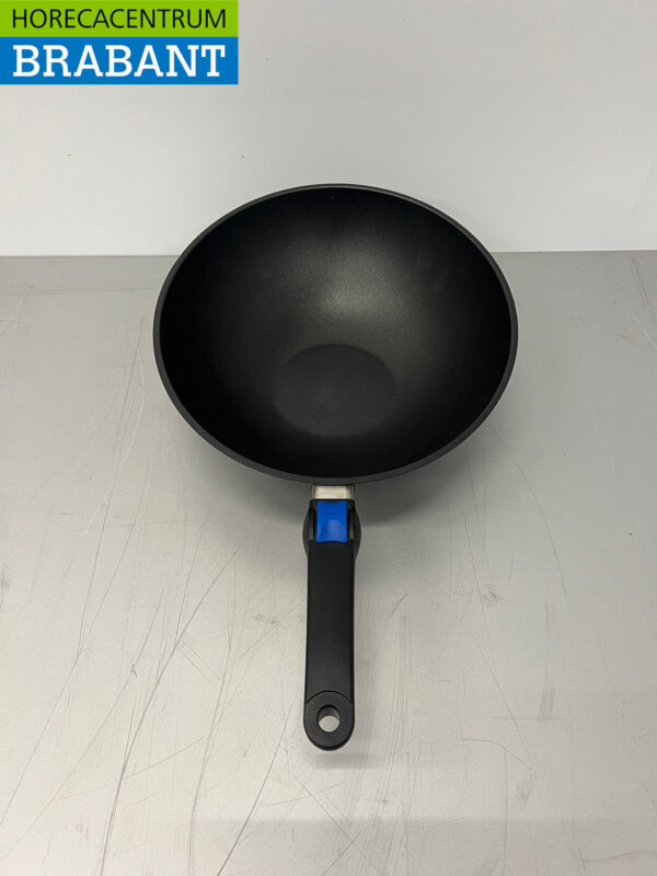 EUROLUX Gusseisen Universal-Wokpfanne Wok 32 x 36 cm - Keramikoberfläche - PFOA-frei - MADE IN GERMANY – Bild 2