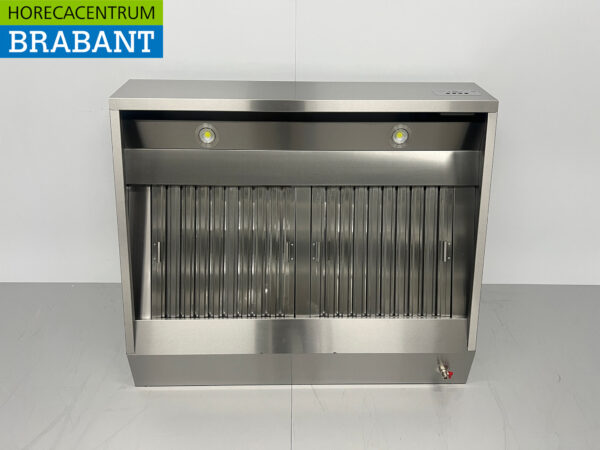 Edelstahl-Dunstabzugshaube Haube Motor 1500 kuub Premium-line Schräges Modell 120 cm 230V Horeca