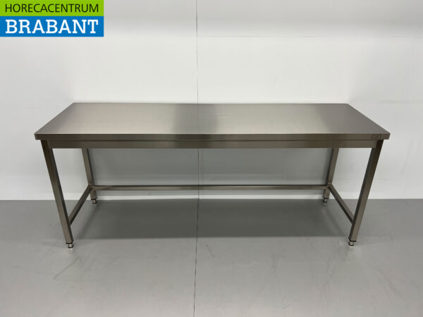 HCB Edelstahl Arbeitstisch Basic-line 200 x 60 x 85 cm Catering