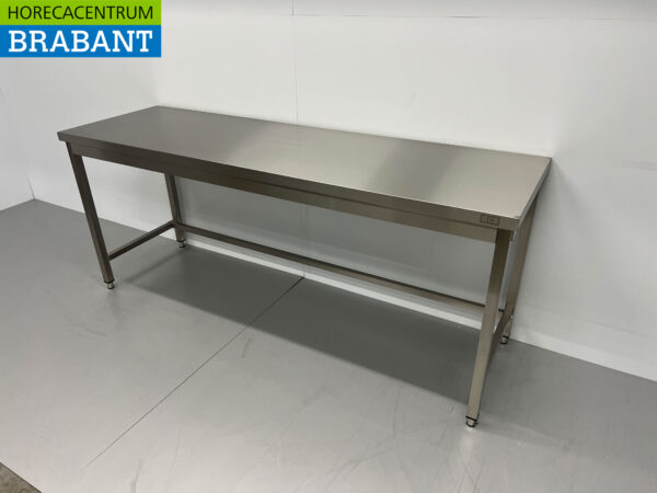 HCB Edelstahl Arbeitstisch Basic-line 200 x 60 x 85 cm Catering – Bild 2