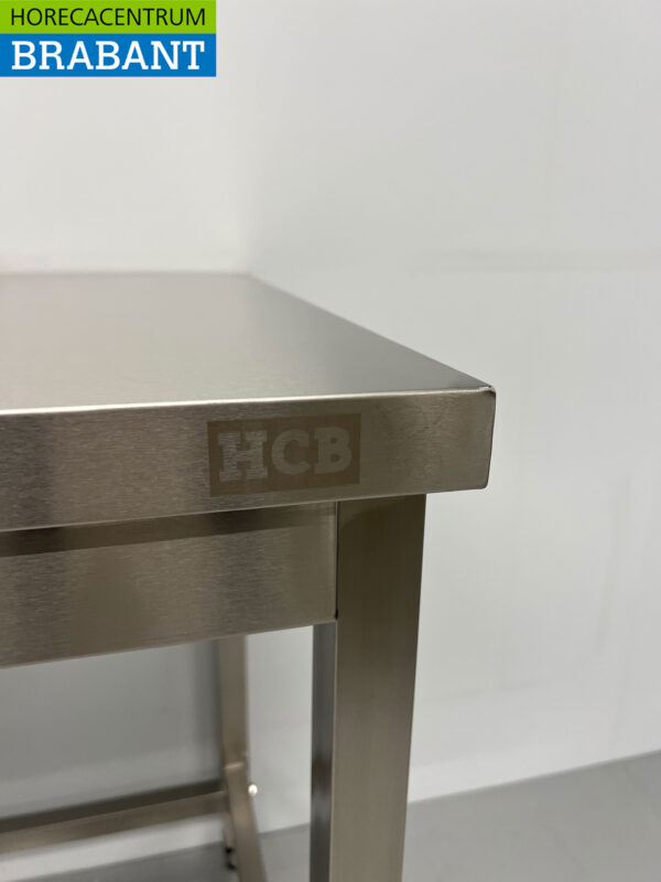 HCB Edelstahl Arbeitstisch Basic-line 200 x 60 x 85 cm Catering – Bild 4