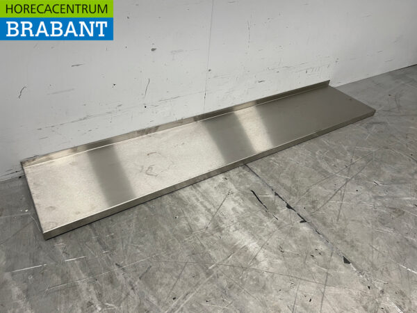 Wandregal aus Edelstahl 150 x 30 cm Horeca – Bild 3