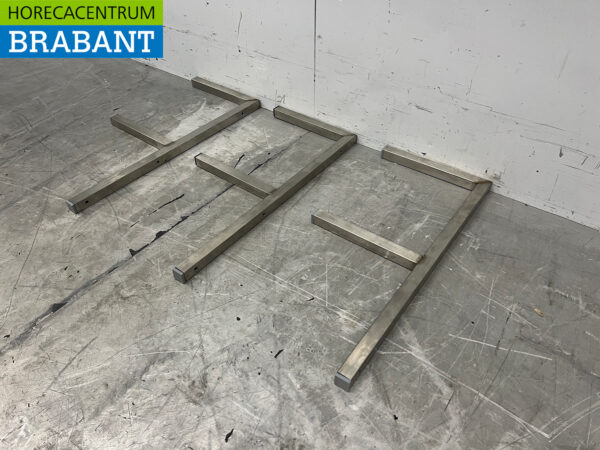 Wandhalterungen aus Edelstahl T.B.V. Doppelwandregal Horeca – Bild 2