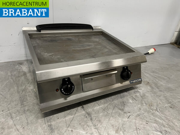 Edelstahl Metos Bratplatte Griddle glatt 80 cm 400V Horeca – Bild 3
