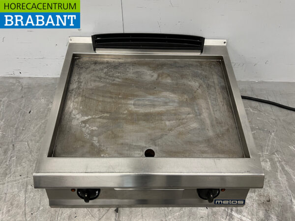 Edelstahl Metos Bratplatte Griddle glatt 80 cm 400V Horeca – Bild 4