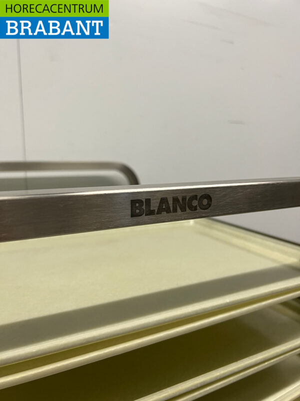 RVS Blanco Regaalwagen 2/1 GN mit Cambro Camtray's 1/1 GN Horeca – Bild 4
