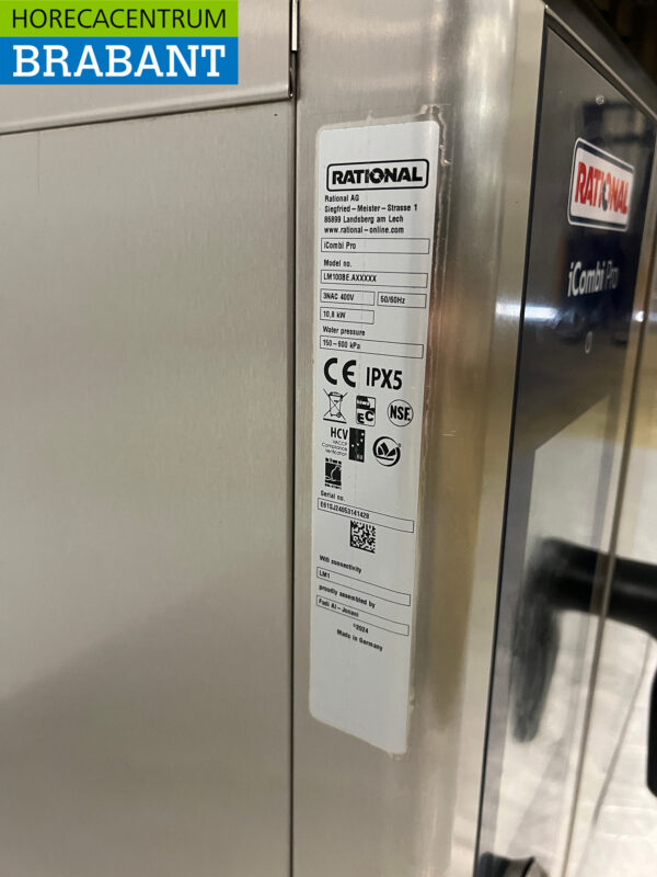 Edelstahl Rational I-Combi Pro Combisteamer 6 x 1/1 GN mit Haube 2024 400V Horeca – Bild 9