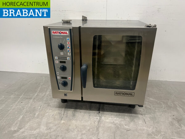 Edelstahl Rational Combimaster Plus Combisteamer Steamer 6 x 1/1 GN 400V Horeca