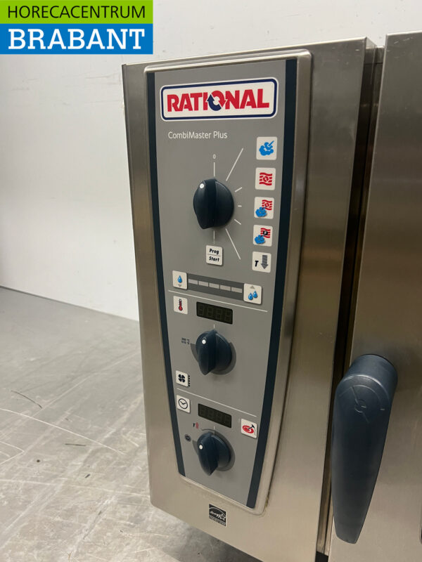 Edelstahl Rational Combimaster Plus Combisteamer Steamer 6 x 1/1 GN 400V Horeca – Bild 4