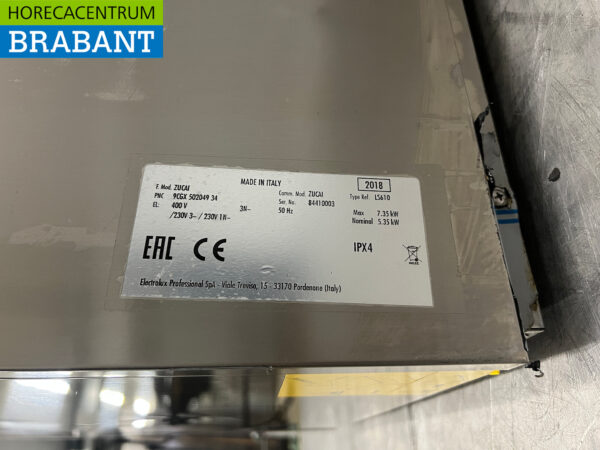 Zanussi Zucai Geschirrspüler aus Edelstahl 400V Catering – Bild 6