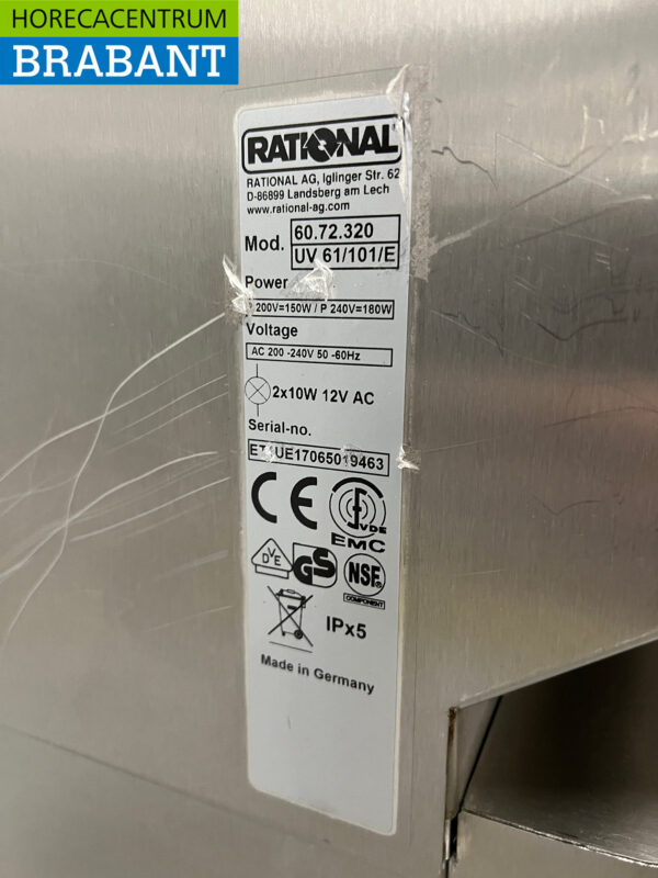 Rational SCC SelfCookingCenter aus Edelstahl mit Haube 6 x 1/1 GN 400V – Bild 8
