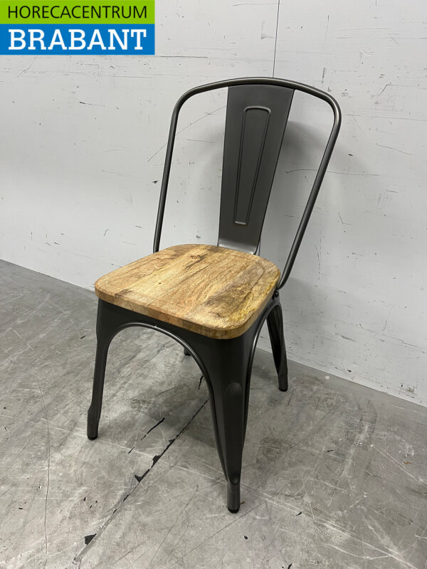 Bolero 4er Set Stühle mit Holzsitz Catering – Bild 5