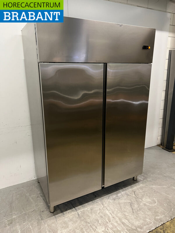 Asber Doppeltürige Gefriertruhe aus Edelstahl 1400 Liter 230V Horeca – Bild 3