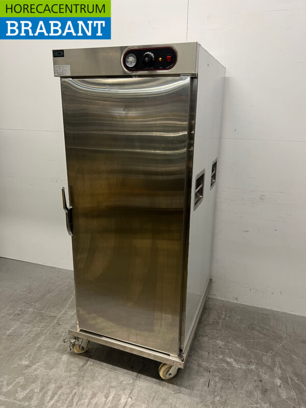 HCB Bankettwagen aus Edelstahl Warmhalteschrank 1 Tür 11 x 2/1 GN 230V Horeca – Bild 2