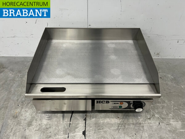 Edelstahl Grillplatte Glatte Platte 55 cm 230V Horeca