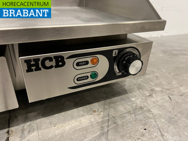 Edelstahl Grillplatte Glatte Platte 55 cm 230V Horeca – Bild 4