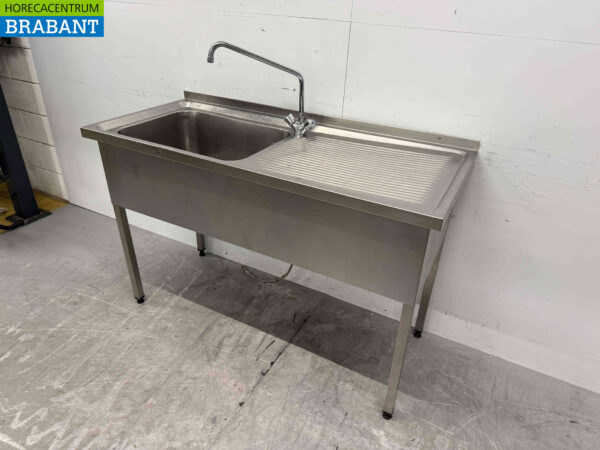 Edelstahlspüle Doppelspüle Premium-line 160 cm Horeca (kopie) – Bild 2