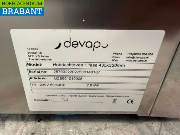 Edelstahl Smeg Heißluftofen 230V Horeca – Bild 5
