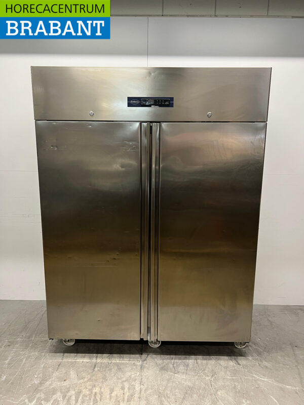 Rubbens Doppeltür-Gefrierschrank aus Edelstahl 1400 Liter 230V Horeca