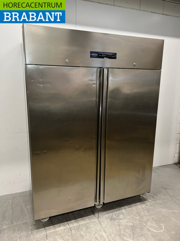 Rubbens Doppeltür-Gefrierschrank aus Edelstahl 1400 Liter 230V Horeca – Bild 3