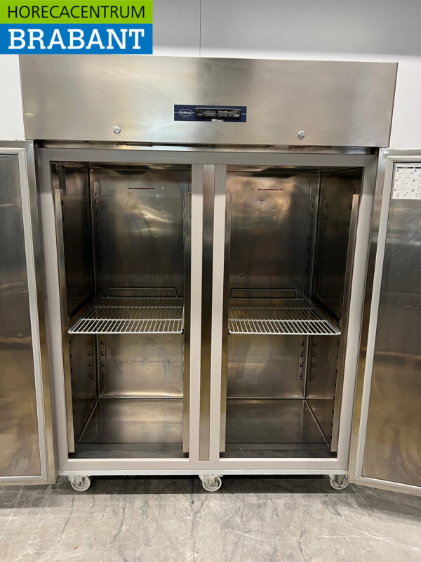 Rubbens Doppeltür-Gefrierschrank aus Edelstahl 1400 Liter 230V Horeca – Bild 4