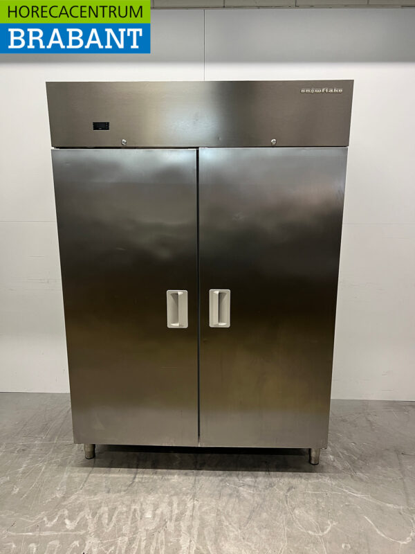 Edelstahl Snowflake / Gram Doppeltüriger Gefrierschrank 1230 Liter 230V Horeca