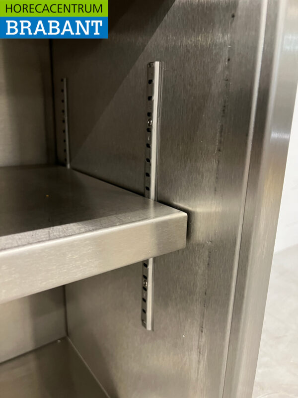 Edelstahl-Hängeschrank 2 Schiebetüren 115 cm Catering – Bild 5