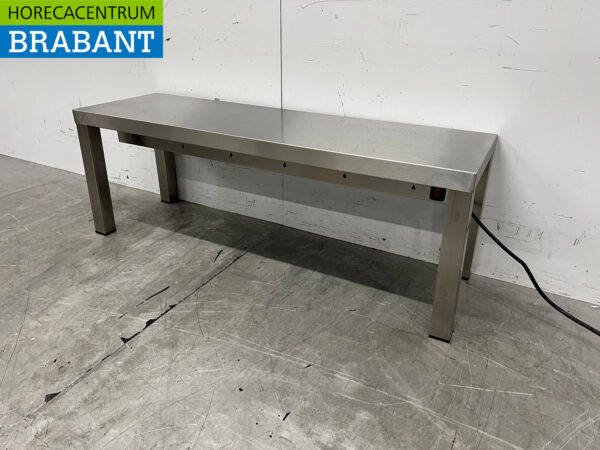 Edelstahl-Wärmebrücke 100 cm 230V Catering – Bild 2