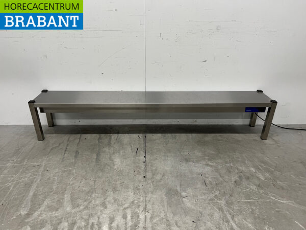 Edelstahl-Wärmebrücke 200 cm 230V Horeca