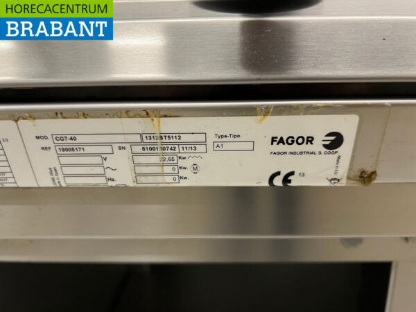 Fagor 4-Flammen-Herd aus Edelstahl mit Arbeitsplatte 105 cm GAS Horeca – Bild 6