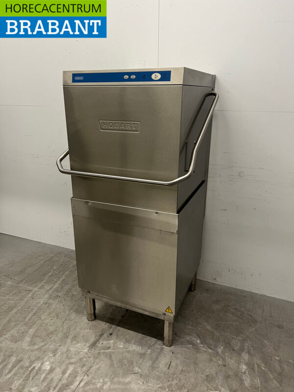 Hobart Durchlaufspülmaschine aus Edelstahl mit Ablaufpumpe 400V Horeca – Bild 2