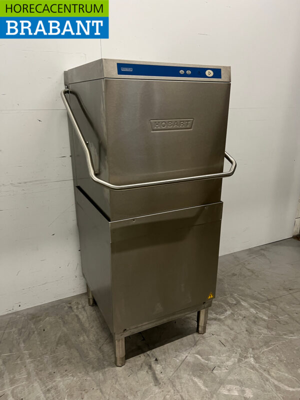 Hobart Durchlaufspülmaschine aus Edelstahl mit Ablaufpumpe 400V Horeca – Bild 3